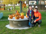 Veselé dýňování s rodiči